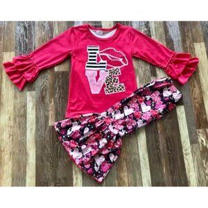 Valentine's Love Girl Outfit